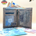 Leather Vertical Wallet