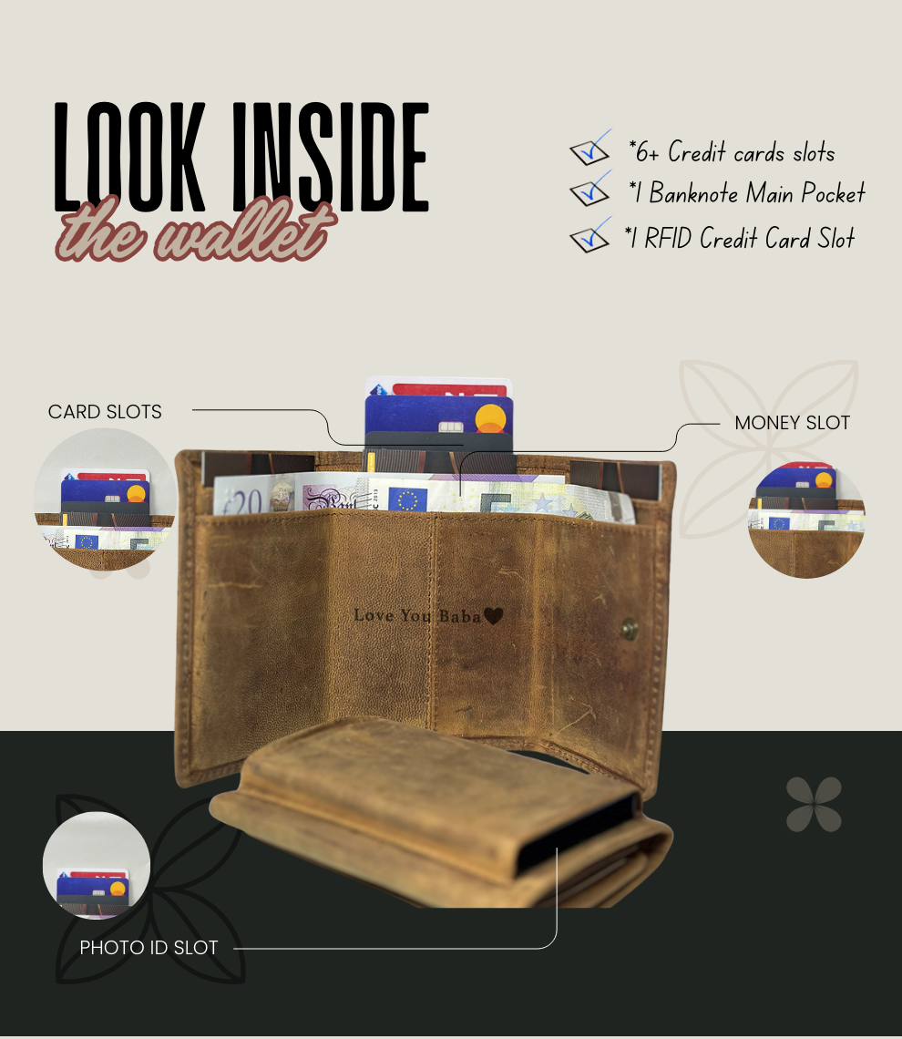 A wallet that works as hard as you do. Slim, secure, and personalized – this leather RFID card holder makes an ideal gift for dads, her, or anyone who values style and security. #RFIDWallet #SlimLeatherStyle #CustomCardHolder #UnisexGifts #FatherGift #LeatherLover #GiftGuide2025 #MinimalWallet #PortemonnaieTrend #TechMeetsStyle
