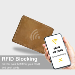 Craftsmanship meets innovation in this camel leather wallet. Personalized and equipped with RFID-blocking and AirTag compatibility—it’s the ultimate men’s gift. #LeatherWalletUpgrade #PersonalizedForHim #AirTagSecure #MensGiftGuide2025 #CamelLeatherTrend #SmartAndStylish #HandmadeEssentials #RFIDSecurity