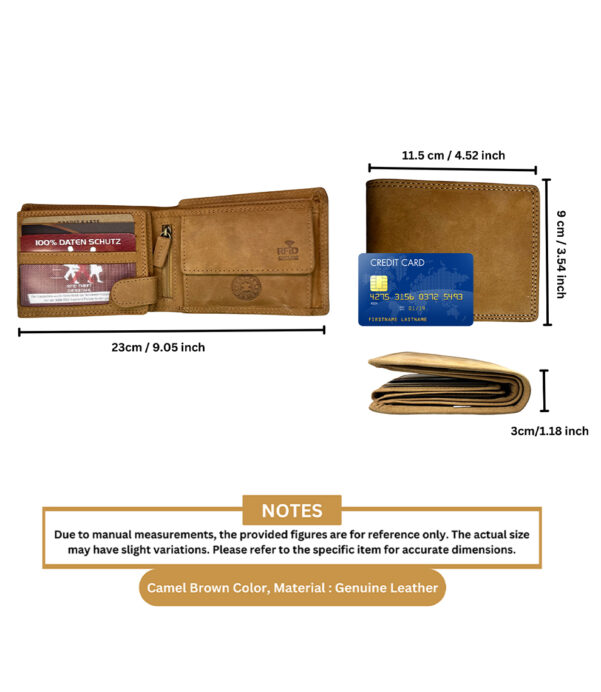 Sleek, secure, and custom—this camel leather wallet features RFID protection and a clever AirTag pocket. Personalized for the perfect birthday or anniversary gift for him. #SmartMensWallet #CamelLeatherStyle #RFIDSafe #AirTagWallet #GiftIdeasForMen #FatherGift2025 #HusbandGiftIdeas #WalletGoals #LuxuryLeatherGoods