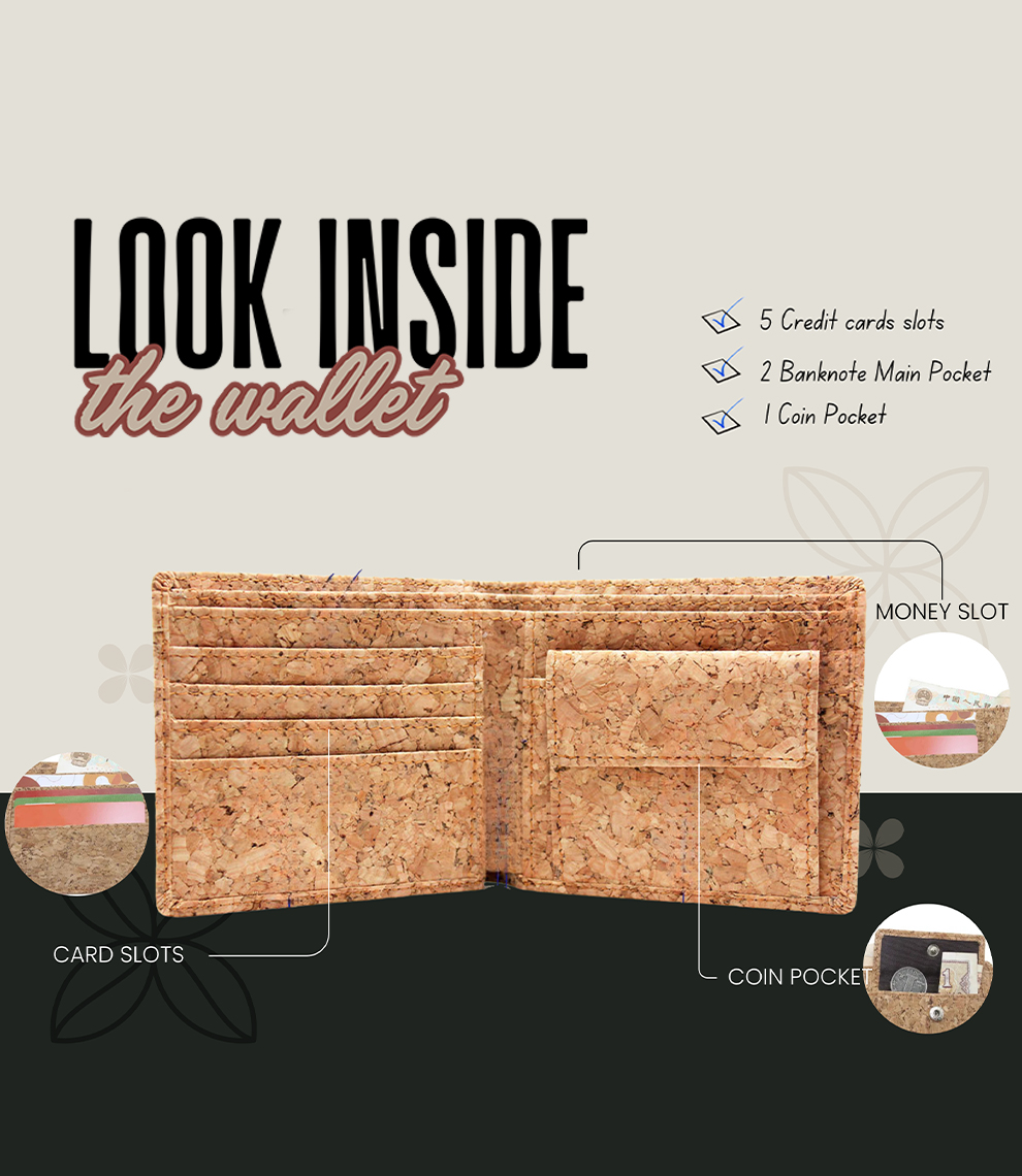 Go green in style with our Personalized Cork Wallet. Slim, lightweight, and eco-friendly—perfect for men, women, and unisex gifting. Great for coins, cards, and a sustainable lifestyle! #VeganAccessories #EcoChic #CorkLeather #SustainableFashion #ZeroWasteLifestyle #GiftIdeas2025 #EcoLuxury #MinimalistDesign