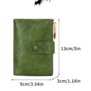 Gift functionality and flair with our Elegant Faux Leather Women’s Trifold Wallet! A double zipper coin purse and multi-compartment design make it the must-have accessory for every stylish woman. #TrendingWallets #FashionableGifts #GiftForMom #WalletCrush #CutePresents #FauxLeatherFinds #ElegantFashion #GiftIdeasForWomen