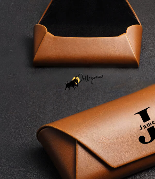 Classic meets contemporary with our Personalized Faux Leather Sunglasses Case. A sleek, stylish holder designed for birthdays, anniversaries, and Christmas gifting! #CustomGifts #EyewearEssentials #VintageStyle #ModernElegance #FauxLeatherFinds #GiftGoals #HolidayGifting #PersonalizedGifts