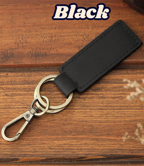 Personalize your carry with our Crazy Horse Leather Keychain, crafted by hand and engraved with your choice of message. Durable cowhide in 5 classic colors makes it a standout gift. #CustomCraft #EngravedAccessories #UnisexStyle #LeatherFever #CrazyHorseLeatherGoods #GiftIdeas #HandcraftedGift #KeychainAddict