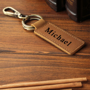 Tough, stylish, and meaningful—our Crazy Horse Leather Keychain with custom engraving is handmade for everyday adventures. Choose from 5 unisex colors for the perfect personal gift. #HandmadeLuxury #LeatherKeychain #GiftForEveryone #CustomMade #PersonalTouch #EngravedGift #CowhideGoods #TrendingGifts