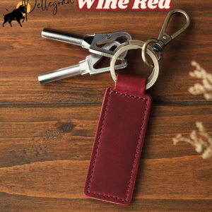 Crafted from durable Crazy Horse leather, our Personalized Keychain is custom engraved for a unique touch. Handmade with 5 stylish unisex colors, it's the perfect gift for birthdays, anniversaries, or just because. #LeatherKeychain #PersonalizedGift #HandmadeGoods #CustomEngraving #CrazyHorseLeather #GiftForHim #GiftForHer #EverydayCarry