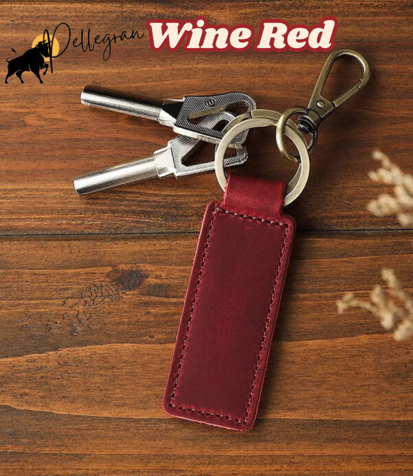 Crafted from durable Crazy Horse leather, our Personalized Keychain is custom engraved for a unique touch. Handmade with 5 stylish unisex colors, it's the perfect gift for birthdays, anniversaries, or just because. #LeatherKeychain #PersonalizedGift #HandmadeGoods #CustomEngraving #CrazyHorseLeather #GiftForHim #GiftForHer #EverydayCarry