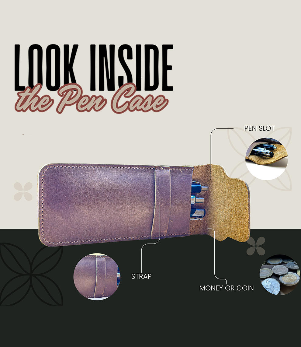 This handmade leather pencil sleeve is perfect for those who love quality and simplicity. Crafted from real horse leather and engraved with your name or initials. #SimpleLuxury #CustomPencilCase #HorseLeatherPenCase #LederetuiMitStil #UniqueGiftIdeas #StationeryGoals2025 #HandcraftedAccessories