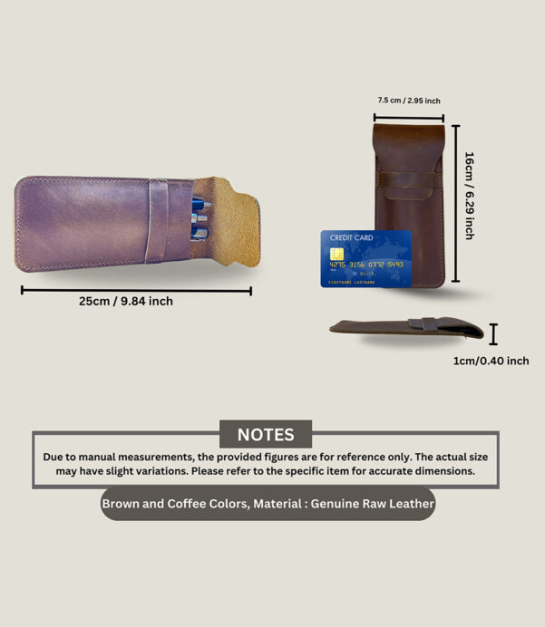 Add a touch of class to your stationery collection. This horse leather pencil case is handmade and engraved for a personal flair—perfect for professionals and students alike. #LuxuryPenSleeve #PersonalizedCase #LederetuiFürAlle #GenuineHorseLeather #OfficeGiftIdeas #SchoolSuppliesUpgrade #HandmadeStationery
