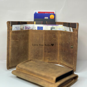 This custom leather wallet combines modern style with RFID security. Personalize it with initials—perfect for dads, partners, and professionals. Functional fashion meets thoughtful gifting. #CustomWallet #SlimAndSmart #RFIDBlocking #LeatherLove #MensWallet #WomensWallet #UnisexStyle #GiftForDad #GiftsForHer #EverydayCarryGear #WalletGoals