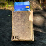 100% RFID Safe Leather Mini Wallet