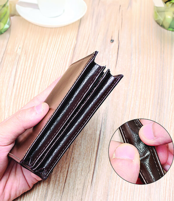 Give a lasting gift. This personalized bifold wallet is handmade from Italian full grain leather and includes RFID blocking. A perfect gift for dad. Tags: #WalletForDad #GiftForMen #PersonalizedLeather #RFIDWallet #MensEssentials #BirthdayGift