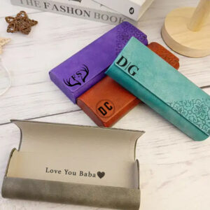 For the one who has everything—a Personalized Vegan Leather Glasses Case! Eco-friendly, foldable, and stylish, it’s a great customizable gift for birthdays or milestones. #GiftForHer #GiftForHim #PersonalizedEyewearCase #EcoFashion #FoldableAccessories #SustainableGifts #GlassesGoals #BirthdaySurprise