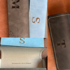 Protect your eyewear with our Customizable Classic Vegan Leather Glasses Case. A perfect blend of modern style and vintage charm, it’s an ideal personalized gift for birthdays, anniversaries, or Christmas. #VeganLeather #CustomGifts #EyewearAccessories #AnniversaryGift #BirthdayGifts #ChristmasGiftIdeas #VintageVibes #ModernStyle