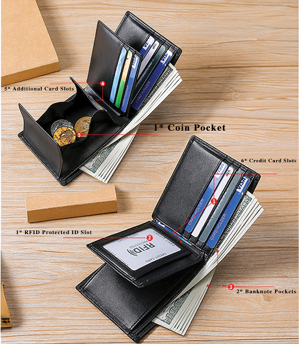 Looking for the perfect gift? Our Personalized Minimalist Leather Wallet for Men combines a trifold design, coin pocket, and RFID-blocking technology — ideal for dads, fathers, and stylish gentlemen. #PersonalizedWallet #MensFashion #GiftGuide2025 #WalletInspo #LeatherAccessories #GiftsForMen #SmartGifting #RFIDWallet