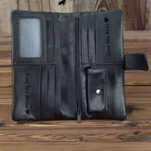 Elevate your everyday style with our personalized retro oil wax leather wallet. Available in Oily Coffee & Oily Black. Perfect gift for him or her. #MensWallet #WomensWallet #LeatherGift #PersonalizedGift #GiftForHim #GiftForHer #EtsyFinds