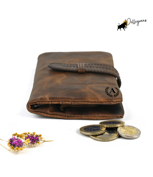 Our British-style Personalized Vintage Leather Long Wallet is handcrafted from Crazy Horse Leather, offering durability and sophistication. Add a custom name for a heartfelt touch. The ultimate gift for any occasion! #HandcraftedWallet #LeatherLove #CustomGiftIdeas #BritishStyle #VintageElegance #MensAccessories #PersonalizedWallet #TrendingGifts