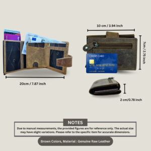 This personalized leather wallet is a sleek solution to bulky pockets. RFID protected, coin-friendly, and tailored with his initials—this is a gift that truly stands out. #SlimSmartWallet #LeatherCraft #RFIDSafety #CoinPocketLove #CustomWalletForMen #GiftForDad2025 #MinimalistMensStyle #PortemonnaieEssentials #GiftGoals