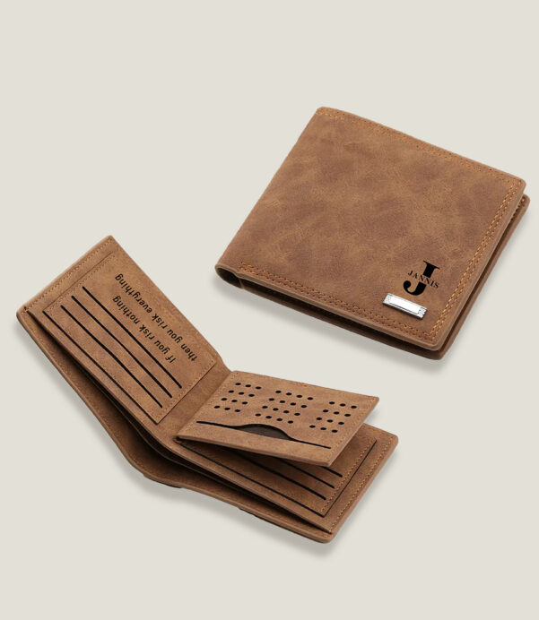 Our Personalized Retro Wallet offers a perfect blend of old-school style and new-age ethics. Slim, functional, and made from vegan leather—ideal for gifting during Christmas. #TimelessStyle #VeganEssentials #SlimWalletGoals #VintageCool #EcoSmartGifting #MensStyleTrends #GiftForHim2025 #ConsciousFashion